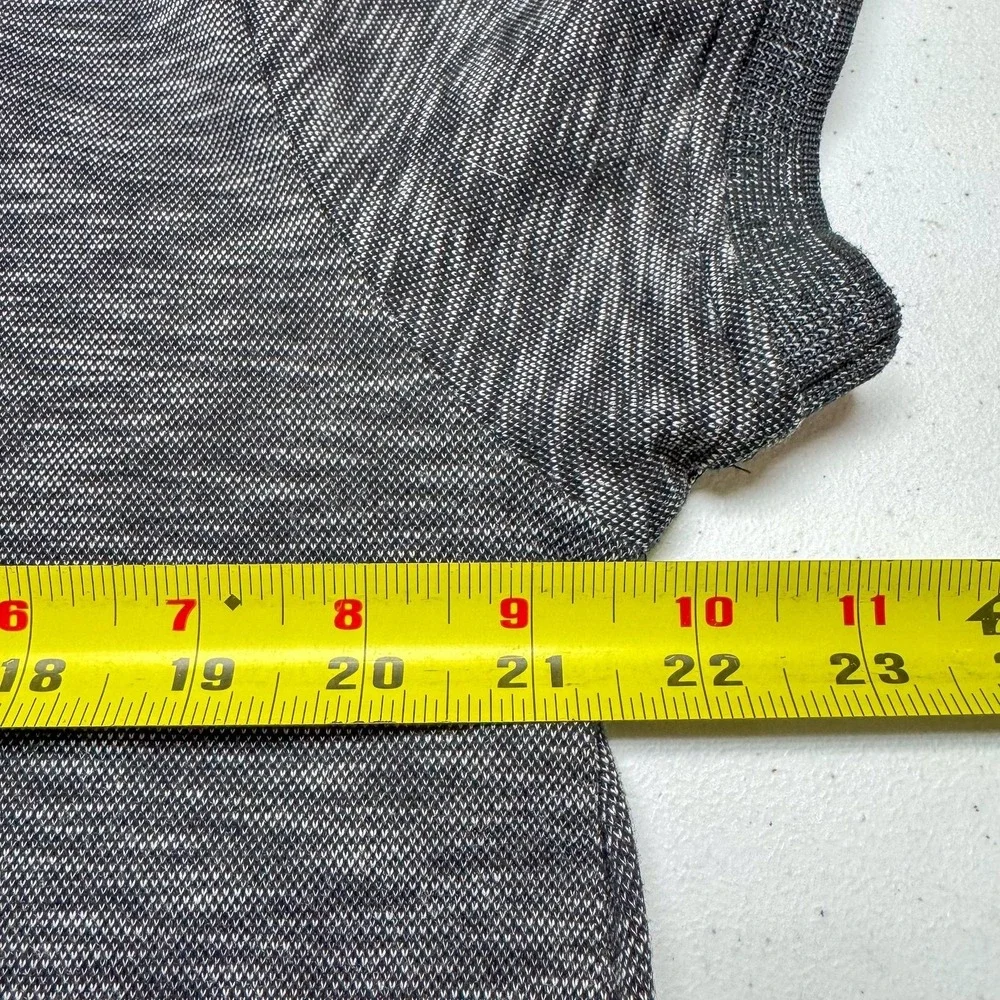 Hugo Boss Men's Heathered Charcoal Polo with Subtle Logo